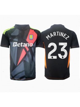 Aston Villa Emiliano Martinez #23 Målvakt Replika Borta Kläder 2024-25 Kortärmad